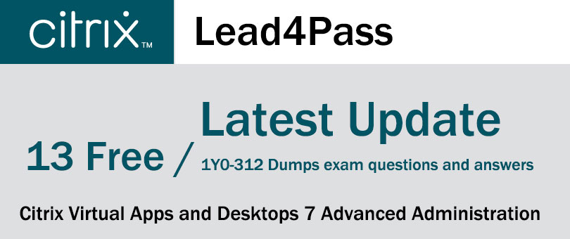 1Y0-312 Dumps exam questions and answers 13 Free